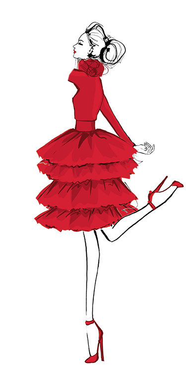 Spinning lady